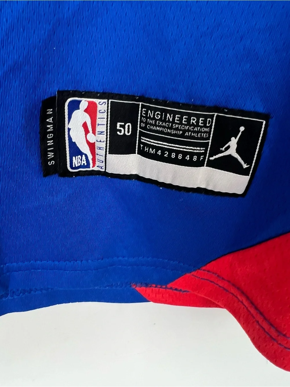 Jamal Murray Blue Mile High City #27 Basketball Jersey Medium fit